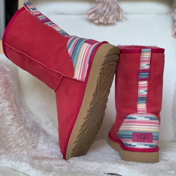 UGG Shoes Pink Aztec Uggs Poshmark